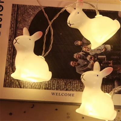 China Indoor Home Decoration Easter Bunny Light Easter Bunny LED String Light Festival Holiday Bunny Night Light Ins Hot Easter for sale