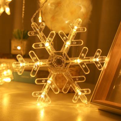 China Snowflake Christmas Lights China Manufacturer Hot Selling Durable Snowflake Led String Lights For Room Decoration for sale