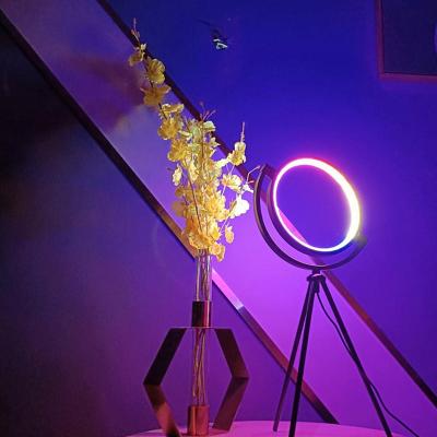 China Hot Selling RGB Table Lamp Amazon Table Lamps RGB Lamp APP Control Holiday Lights Home Living Room Bedroom Decor Party Store RGB Table Lamps for sale