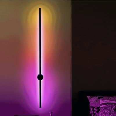 China RGB Wall Lights Living Room Colorful Home Bedroom Decor RGB LED Indoor Wall Lamp LED Wall Lights RGB Indoor Lighting Modern Wall Lights for sale