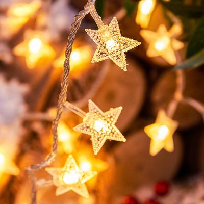 China High Quality Popular Star LED String Light Our Own Manufacturer In Stock Fairy Star The Lead Wire String Light for sale