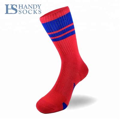 China Breathable Breathable Custom Design Knitting Baseball Sports Football Socks Customized for sale