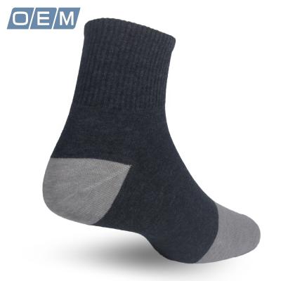 China OEM Antibacterial Antibacterial Wholesale Cotton Crew Ankle Men Colorful Socks for sale