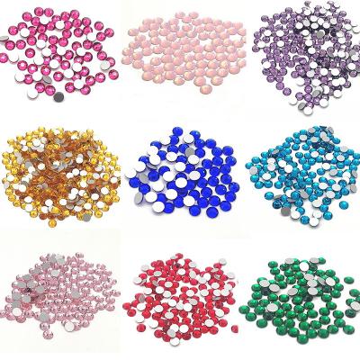 China Factory direct sales flat back hotfix crystal rhinestone non bags for nail art and garment decoration for sale