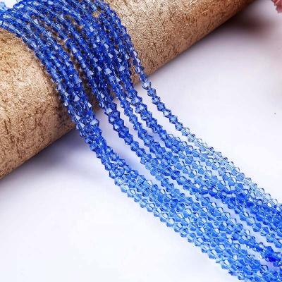 China Decoration 2mm-8mm Glass Crystal Beads Bicone Beads For Jewelry DIY for sale