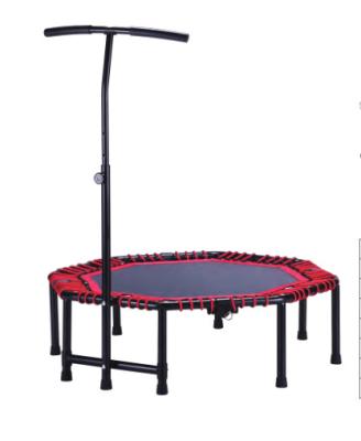 China Without Protective Net 48 Inch Mini Octagonal 4-Folding Trampoline With Handle Bar for sale