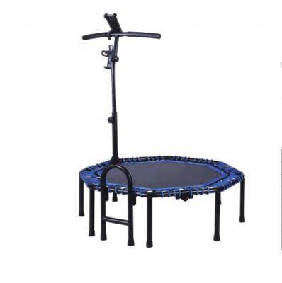 China Without Protective Net 48 Inch 4-Folding Fitness Equipment Octagonal Gymnasium Indoor Trampoline With Easy - Installation Of Handle Bar For Sale for sale