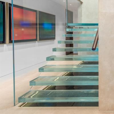 China Yard Laminated Glass Panels Safe Glazed Wall For Stairs Swimming Pool Tempered Glass Laminated Screen Glass Wall for sale