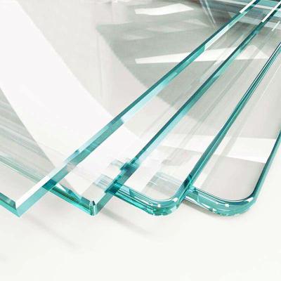 China Safe 3-19mm Clear Security Tempered Glass Window Wall Architectural Building Tempered Glass for sale