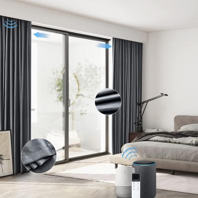 China WIFI Control Smart Phone UV-Protective Electric Curtains Vertical Blind For Hotel Office Room for sale