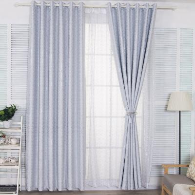 China Hotel Blackout Gray Modern Vertical Curtains Blinds Elegant Embossed White Decoration UV-protective for sale