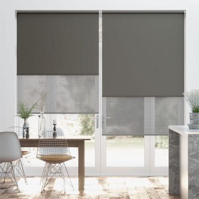 China Wholesale Roller Blinds Window Shade Day Night UV-Protector Double Two Layers Shades for sale