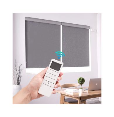 China Modern Motorized Roller Blind Wall Control Smart Blinds for sale