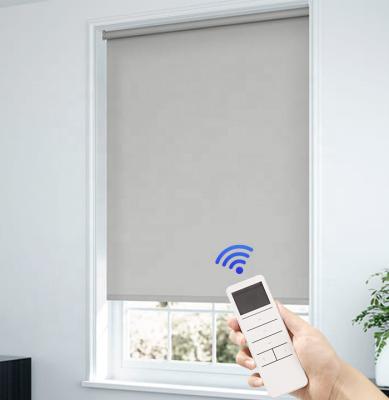 China Casual Electric Tubular Motor Sunshade Curtain Motorized Roller Blinds for sale