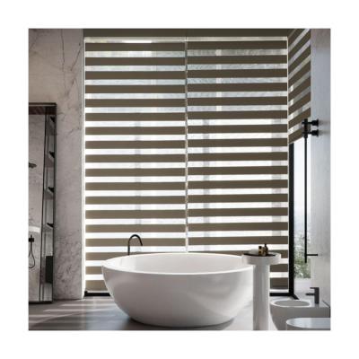 China Modern Hot Selling Curtains in Hotel Living Room Office Window Blackout Polyester Zebra Roller Shades Shades from USA Canada Wholesale for sale