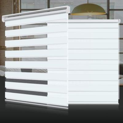 China Fantastic UV-protective Motorized Zebra Blinds Blackout Light Filtering Roller Blinds for sale