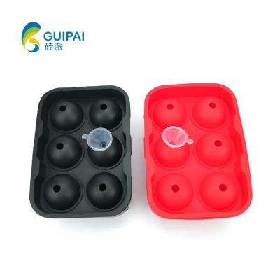 China New Silicone Ice Ball Mold Eco-Friendly Non-Toxic Viable Factory Customized Ice Ball Maker Mold for sale