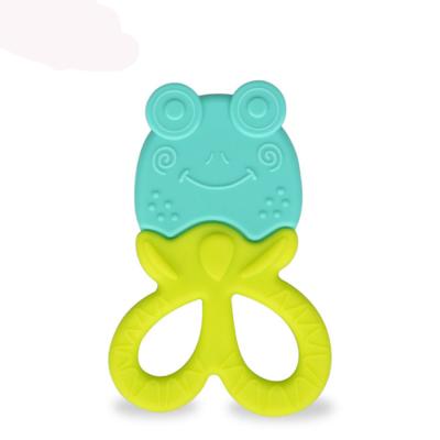 China Soft Product Toy Silicone Teether Baby Chewing Teething Funny Toy Baby Teethers for sale