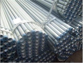 China hot dip galvanized steel pipe threaded on both ends for sale