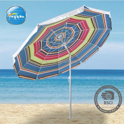 China Outdoor Furniture Anyuan General Use Outdoor Furniture UV Protect Fabric Beach Umbrella for sale