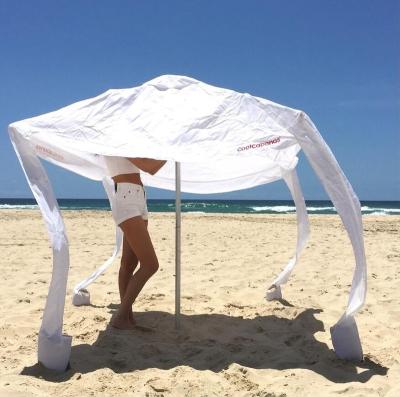 China Polyester Fabric Outdoor Sun Garden Umbrella Tent With Logo for sale