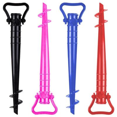 China Outdoor Furniture Umbrella Anchor Spiral Stake-Beach Umbrella Sunshade Stand Holder for sale