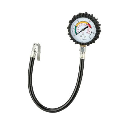 China High Quality TWIN Fit China Universal Factory Universal Fit Vehicle Metal Tire Pressure Gauge Automobile Tire Pressure Detector Tire Pressure Gauge for sale