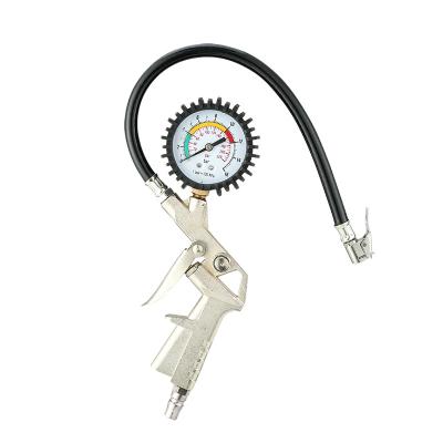 China Hot Selling Factory Production TWIN Test Tire Pressure China 220 PSI Car Tire Inflator Air Pressure Gauge for sale