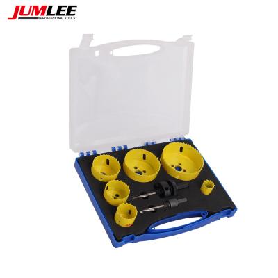 China Used For JUMLEE Hand Drill China Factory Production Core Drill Bit Bimetal High Speed ​​Steel Holesaw Hole Saw For Metal Drilling for sale