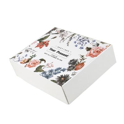 China Present packaging paper box color printing flower packing boxes for sale