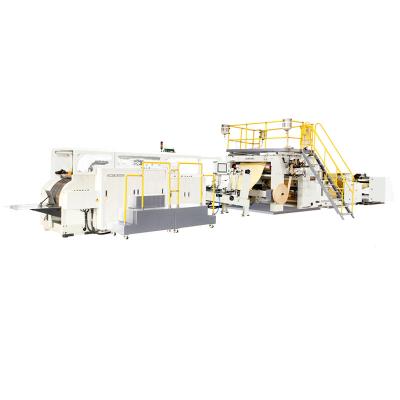 China SBH550T-518TH Handle Shopping Flat Paper Bag Making Machine for sale