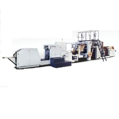 China High Speed ​​Shopping Square Bottom PAP Paper Bag Making Machine Paper Carry Bag Making Machine for sale