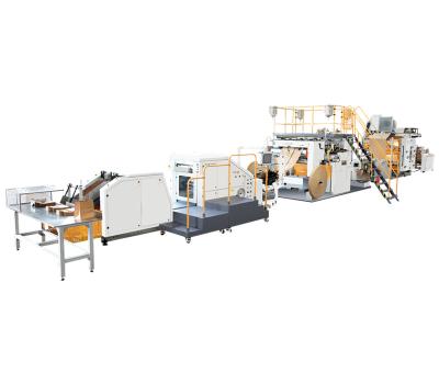 China Shopping Full Automatic Flat Handle Paper Bag Making Machine for sale