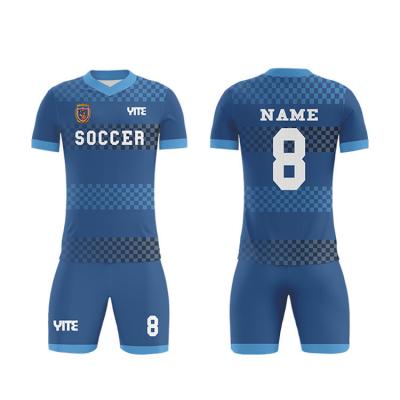 China Wholesale Customized Quick-drying OEM Sports Wear Soccer Uniform Youth Soccer Wear Kit Boy Soccer Wear for sale