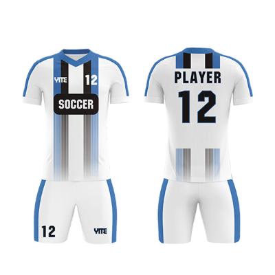 China Custom Wholesale High Quality Quick-drying Soccer Jersey Football Jersey Top Football for sale