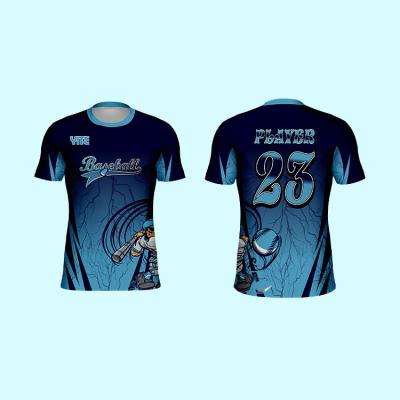 China Sublimation Baseball Shirts Tank Tops Breathable Wholesale Custom 100% Polyester Baseball Tank Top for sale