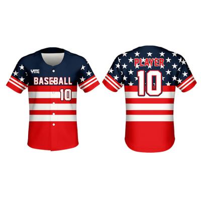 China Breathable Custom Baseball Uniform Shirts Fashion Blank Red Baseball Tank Top for sale