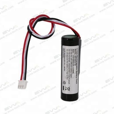 China Toys Customized 18650 Rechargeable 3.7V 2600mAh Li-ion Battery With JST Connector With PCB for sale