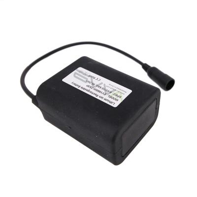 China Home Appliances Protected Waterproof Battery Pack For Bike 6 Cell 18650 Batery for sale