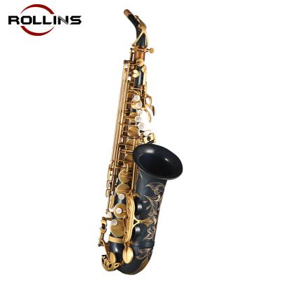 China Gold Lacquer 2021 Blue Alto Saxophone KSA-D608 Good Quality High Grade Saxophone for sale