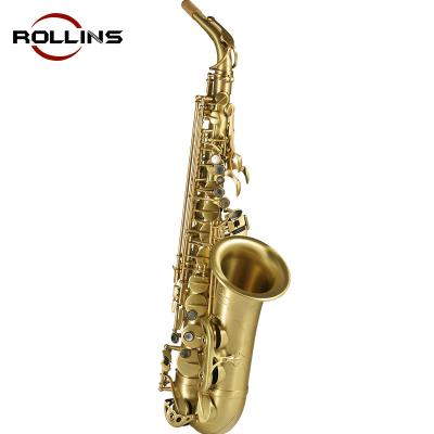 China Woodwind Instrument RSA-X5 Alto Saxophone Professional High Grade Gold Lacquer for sale