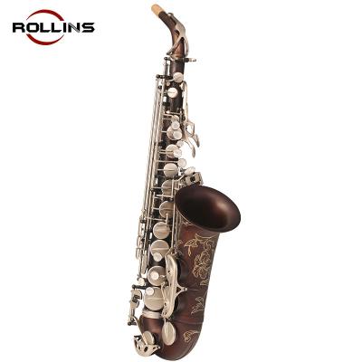 China Bare Copper KSA-D808 Alto Saxophone Grade Swiss Popular Classical Structure Heat Treatment for sale