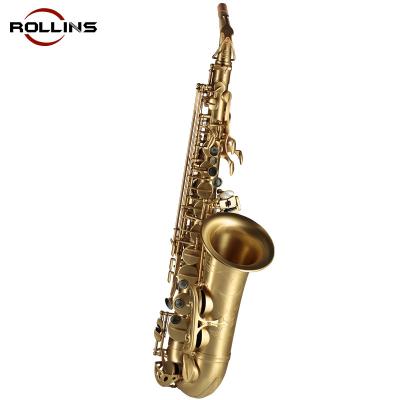 China Gold Lacquer 2021 Alto Saxophone For Students Factory Price RSA-9903 Sax OEM High Grade Good Quality for sale