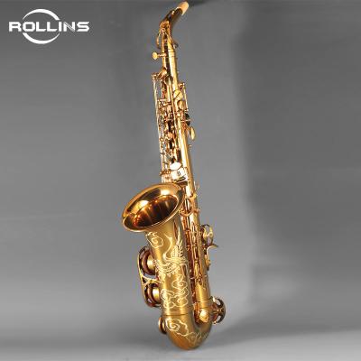 China Classic Gold Lacquer Structure Popular Grade Gold Lacquer RSA-X3 Alto Saxophone for sale