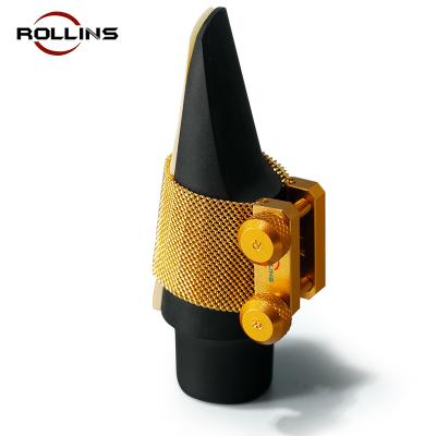 China Factory supply ligature mouthpiece for Alto Tenor Saxophone 18k gold ligature chain alto/tenor/soprano for sale