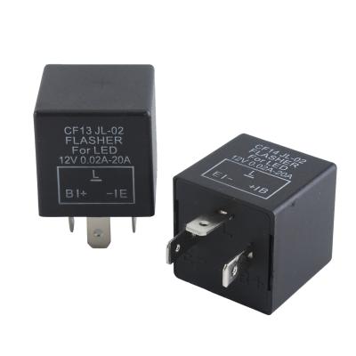 China Contact Customer Service CF13 JL-02 3-PIN LED Flasher Relay Fit For Car Turn Signal Light for sale