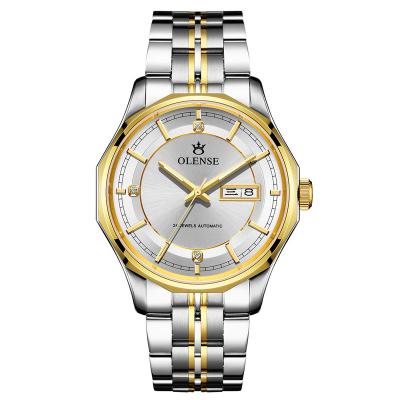 China Luxury Day/Date Wrist Watch For Men Waterproof Stainless Steel Full Automatic Mechanical Watches for sale