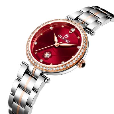 China Automatic back calendar women's automatic back calendar women's quartz movt ladies Japan brand date watch customized for sale