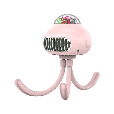 China Hot Selling Vertical/Handheld/Mini/Portable Fan Portable Stroller Fan Led Desktop Bed Fan Usb Rechargeable Battery Octopus Handheld Fan For Mini Hand for sale