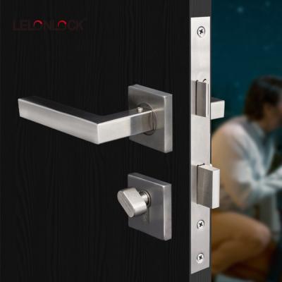 China CE design 125*55mm standard square stainless steel door lock for sale